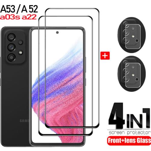 9D pelicula, protective glass for Samsung Galaxy A 52 screen protector camera film GalaxyA52 A72 4G/5G, samsung a52 glass film