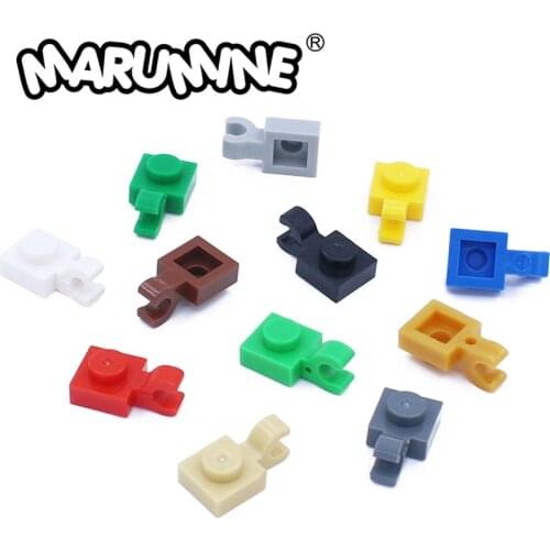 Marumine Build Blocks MOC Assembles Particles 61252 6019 With Clip Horizontal Thick Open Clip Constructor Parts DIY Classic Toy