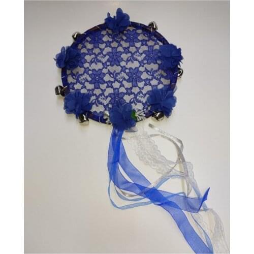 Ruched Bridal Tambourine, Saks Blue хна для мехенди henna bride veil welon