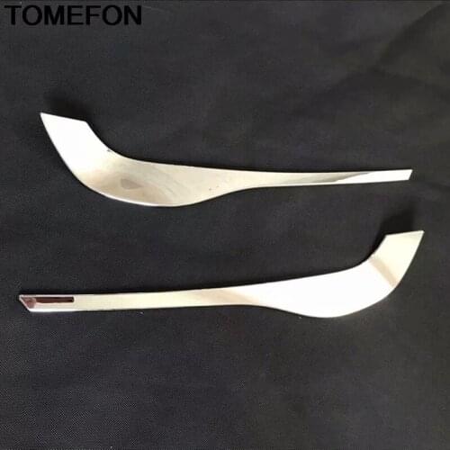 TOMEFON For Mazda CX-8 CX8 CX-5 2017 2018 Turn Signal Relay DRL Daytime Running Light Sticker Fog Lamp Bumper Cover Trim ABS