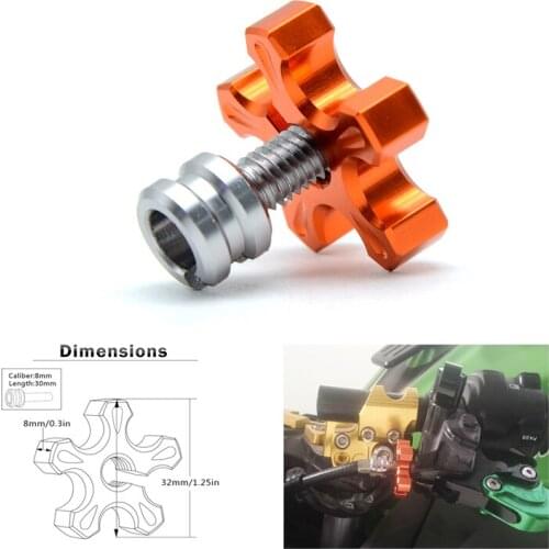 For Honda CBR 1000 RR CBR 900 RR Fireblade CBR 600 RR ABS M8/M10 Universal Motorcycle CNC Aluminum Clutch Cable Wire Adjuster