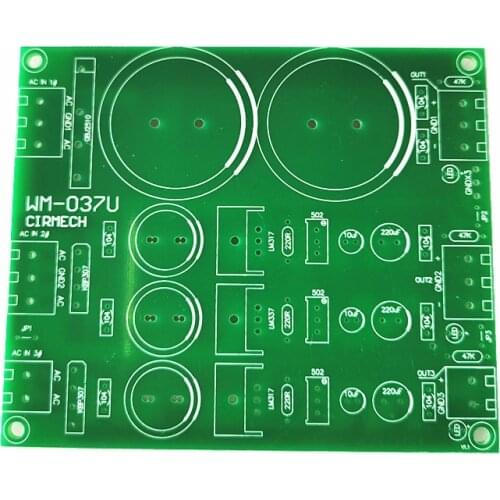 Power amplifier decoder rectifier filter board stabilized linear power supply board lm317 lm337
