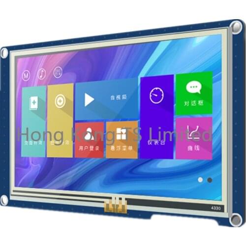 X5 serials TJC8048X550_011R 5 inch resistance HMI serial smart screen LCD screen display RTC IO