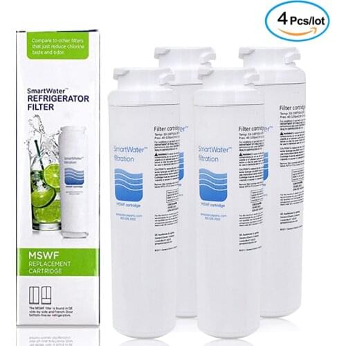 Replacement of GE MSWF refrigerator water filter 4 pieces