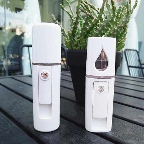 1PC Fashion Ultrasonic Mini Air Humidifier USB Rechargable Humidifier Handheld Portable Steam Face Humidifier For Home