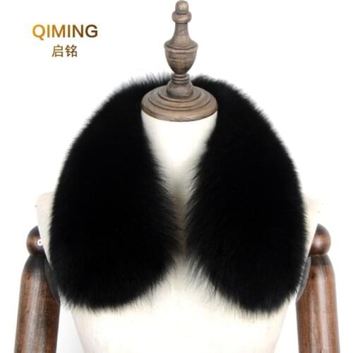 100% Real Fox Fur Winter Scarf Women Fox Fur Collar Ring Scarf Genuine Natural Fox Fur Multicolor Scarves Collar Hair Scarf