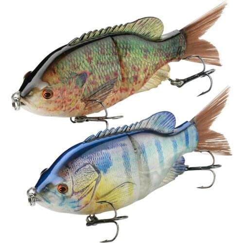 5pcs/Set 57g Plastic Segmented Fishing Lure Wobbler Multi Jointed Swimbait Artificial Multi Section Crankbait Fishing Accessory
