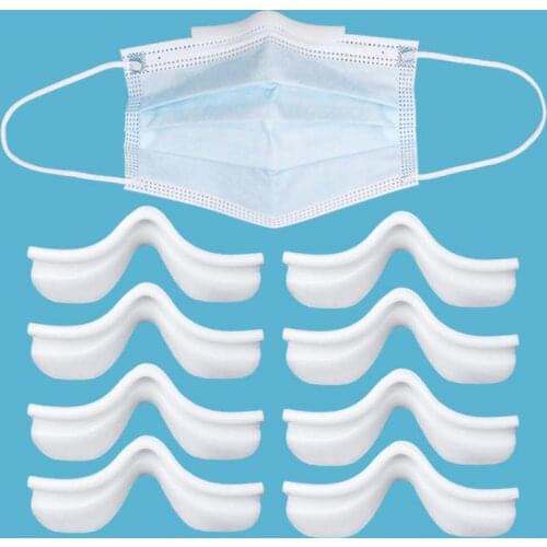 8pcs Face Mask Nose Bridge Holder Somg Proof Anti Fog Increases Breathing Space Sunglasses Breathable Smoothly Shaping Strip