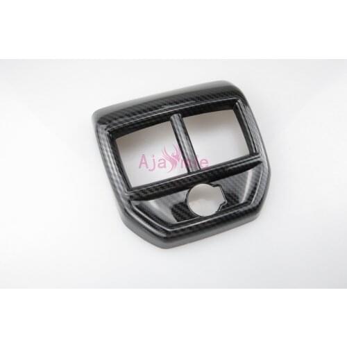 Accessories For Peugeot 3008 GT 2017 2018 Interior Carbon Fiber Color Armrest Box ABS Air Conditioning AC Vent Outlet Cover