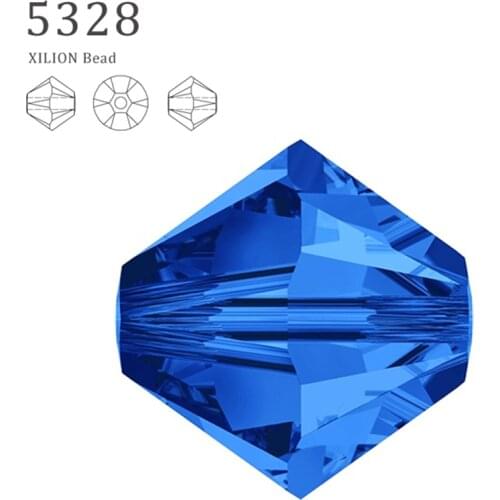 Lo Paulina XILION Bicone Beads 5328 100% Original Crystals From Austria Loose Rhinestones Jewelry Gifts Making