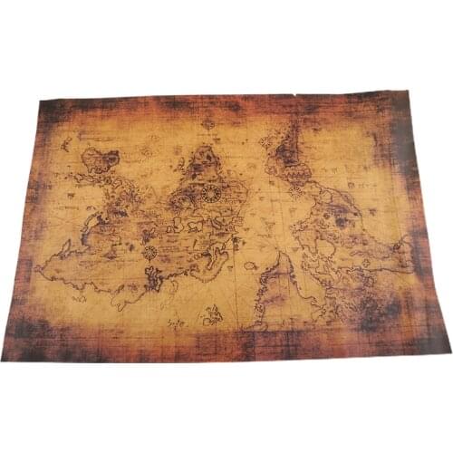 Large Vintage Style Retro Paper Poster Globe Old World Map Gifts 71x51cm