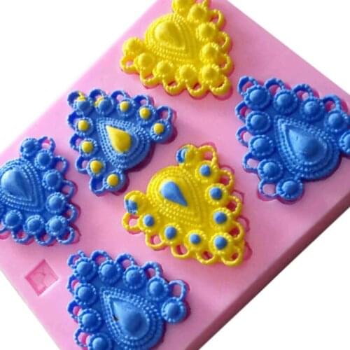 Love shape form gems 3D baking mould molde de silicone Mold Fondant Chocolate Molds Cake Decorating Tools F0707
