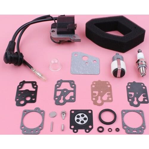 Ignition Coil Carburetor Rebuild Repair Gasket Air Fuel Filter Kit For Honda GX35 GX 35 Trimmer Brush Cutter Lawn Mower Engine