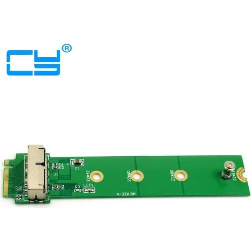 PCI Express PCI-E 4X M.2 NGFF M-Key to 2013 2014 2015 Apple Macbook SSD Convert Card for A1493 A1502 A1465 A1466