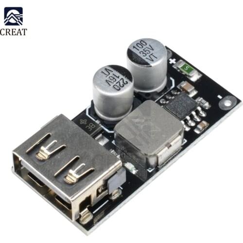DC-DC Buck Converter Charging Step Down Module 6V-32V 9V 12V 24V to Fast Quick Charger Circuit Board 3V 5V 12V