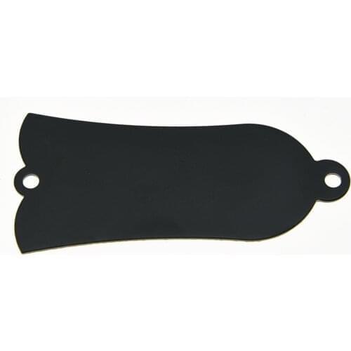 KAISH Metal Guitar Blank 2 Holes Truss Rod Cover Fits LP SG Black
