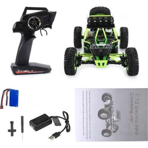 RC car Wltoys XKS 1/12 2.4G 4WD High Speed Electric Brushed Crawler Desert Truck RC Offroad Buggy Vehicle with LED Light