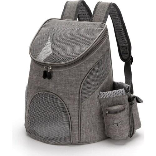 Outdoor Pet Travel Double Backpack Foldable Cat And Dog Pet Box Pet Supplies Travel Fashion Pet Carrying Front Bag BB0001