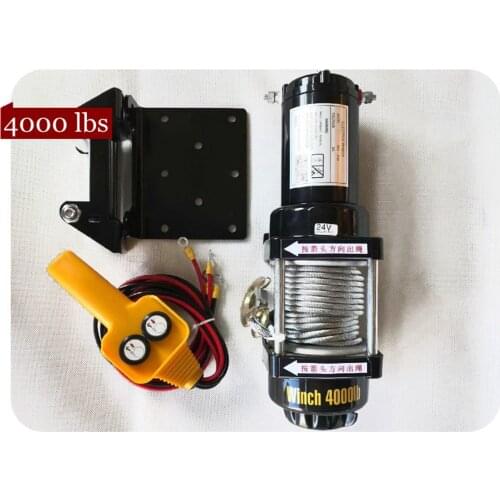12V24V 4000 lbs vehicle self-rescue off-road winch off-road vehicle winch on-board crane electric winch