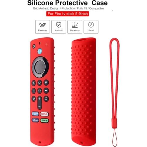 Hot Sale Silicone Soft Shockproof Case For Amazon Fire TV Stick (3rd Gen) 2021 Remote Controller Shockproof Case Cover 1pc