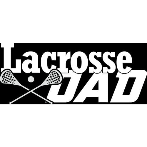 Lacrosse Dad Sports Vinyl Window Decal Car Sticker Waterproof Protective Film Car Window Body Decorative Stickers Accessories