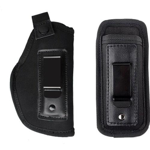 Outdoor Tactical Magazine Cover Neoprene Sleeve Concealed Waist Quickly Pull 9mm Clip Holster Sets