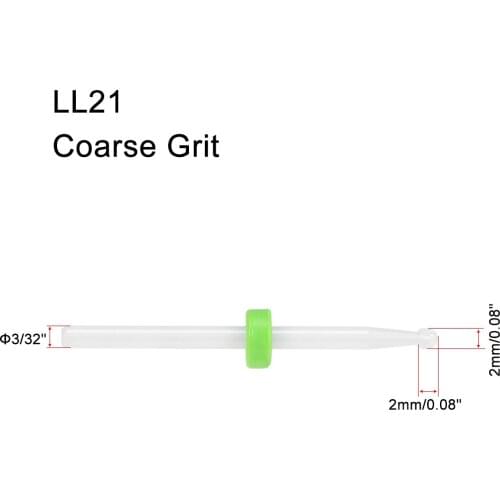 Uxcell Nail Drill Bits 3/32 Inch Electric Nails File Bit for Manicure Pedicure LL21