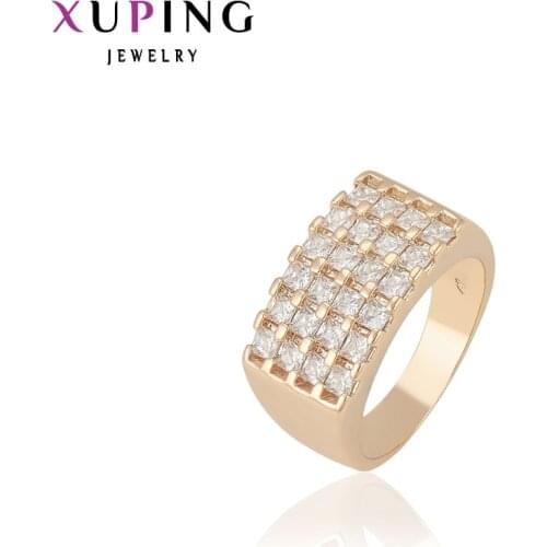 Xuping Jewelry Popular Design Charm Style Luxury Ring for Girl Women with Gold Plated 12752