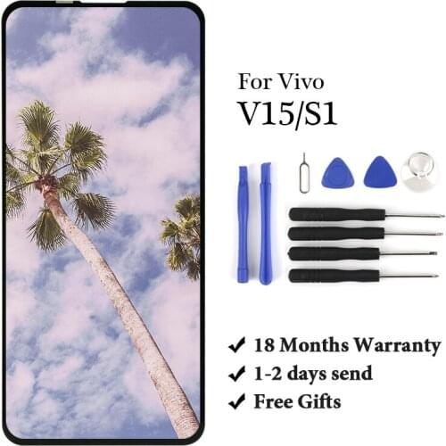 18 month Warranty Without Frame For VIVO V15 S1 LCD Display Touch Screen Digitizer Assembly For VIVO V15 S1 lcd screen + gift