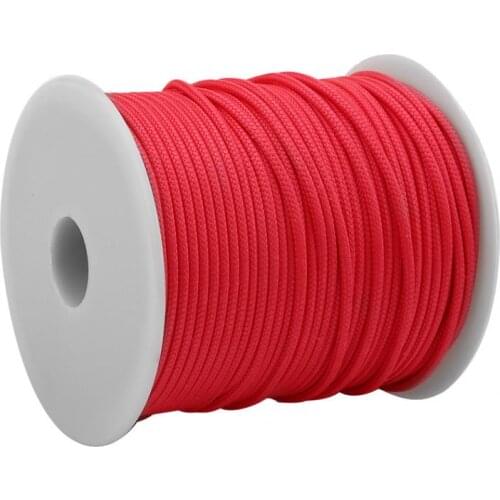 50M Outdoor Camping Tent Rope Paracord 2mm Guyline Canopy Tent Rope Guy Line Wind Cord Parachute Camping Accessories