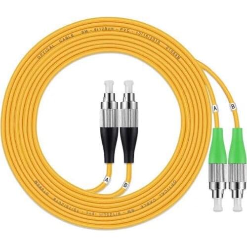 3.0mm 9/125 SM Duplex FC/APC to FC/UPC Fiber Optic Patch Cord Jumper Cable