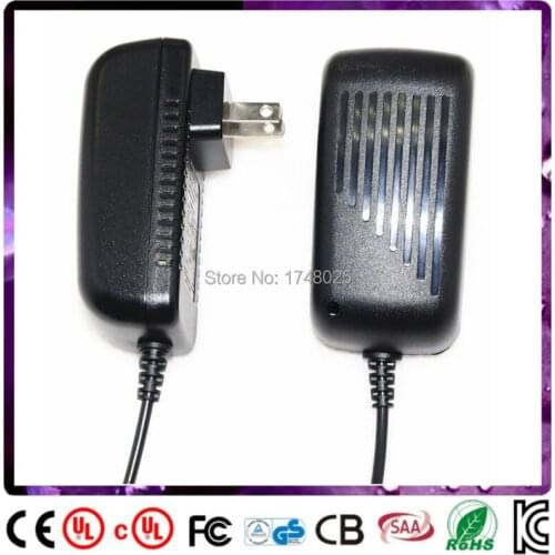 Free shipping 1pcs 90cm cable 12v 1.25a ac dc power adapter 15W 1250ma US plug input 100 240v ac 5.5x2.1mm Power Supply
