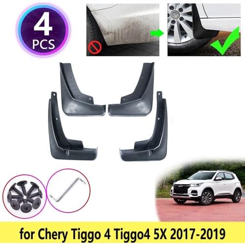 For Chery Tiggo 4 Tiggo4 5X 2017 2018 2019 Mudguards Mudflaps Fender Guards Splash Mud Flaps Guard Front Rear Car Accessories