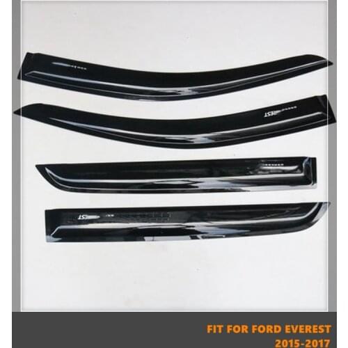 Car Windows Sunvisor Cover Rain Sun Visor Shield Cover Guard Car Accessories Fit For Ford Everest 2015-2017