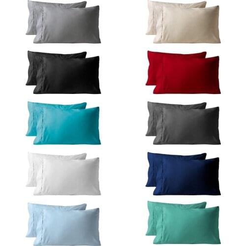 Envelope Closed Pilowcase Simple Soft Bed Pilowslip Solid Color Pilow Case Bedding Multicolor Pilow Cover For Bedding Trendy