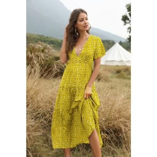 GZGOG Boho Summer Dresses