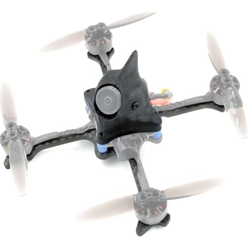 JMT Eyas100 100mm Wheelbase 3K Carbon Fiber Frame Kit with 3D Printed 19MM / 14mm Camera Canopy for FPV Racing Quadcopter