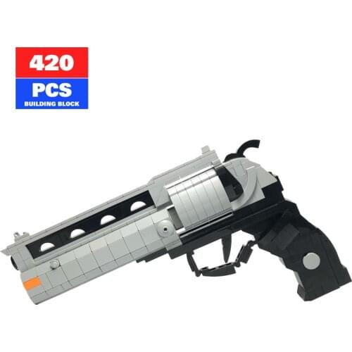 MOC Colt revolver City Military Police Pistol Guns Building Blocks Weapons Model Technical Mark Handgun Toys For Kids Boys Gifts