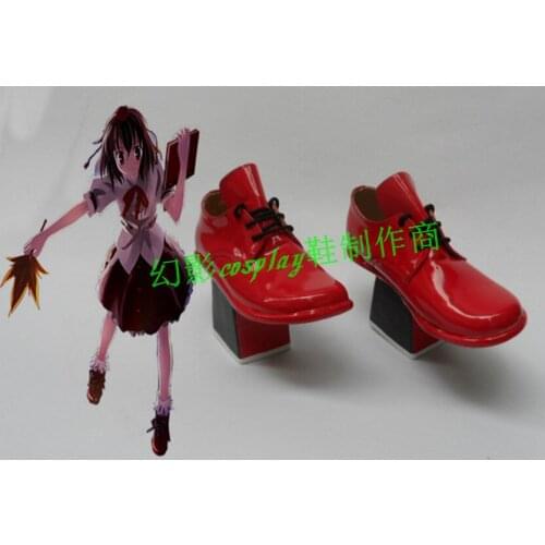Touhou Project Syameimaru Aya Red Cosplay Halloween Shoes H016