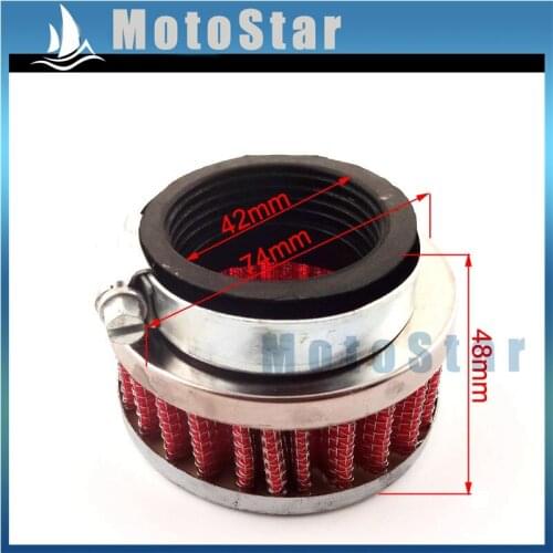 42mm Air Filter Clearner For Chinese 47cc 49cc Engine Carburetor Mini Moto Dirt ATV Quad Pocket Bike 150cc Scooter Go Kat Buggy