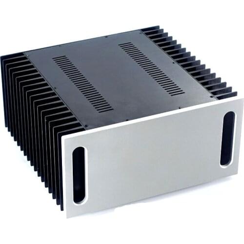 430* 200*418MM Thicker Radiator 4320A Class A Aluminum Fullzer Enclosure Full Aluminum amplifier Chassis amplifier case