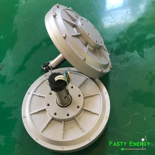 Sale 3kw 100, 180, 260rpm 96/220/380VDC Vertical Wind Turbine PMG Coreless Maglev DIY Generator For New Energy Engine POWER