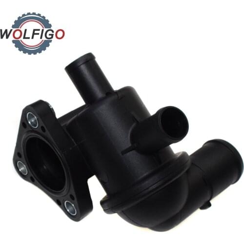 WOLFIGO Thermostat Housing Coolant Water Flange For Hyundai Atos KIA PICANTO BA Friend 25611-02502 2565002501 3922038010