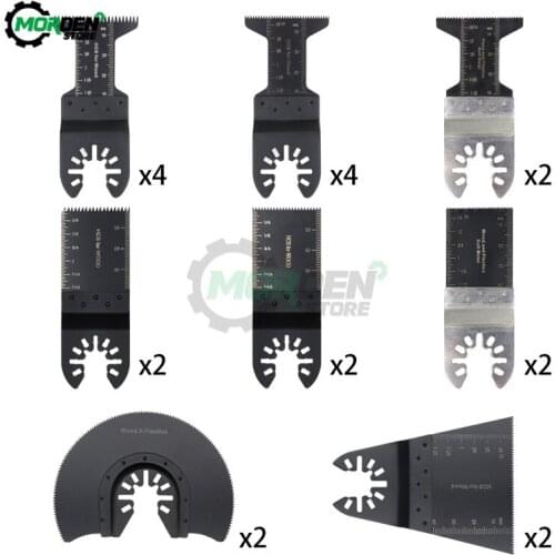 50Pcs Multi-Function Saw Blade Oscillating MultiTool Saw Blades for Renovator Power Wood Cutting Tool Bits Tool Accessories
