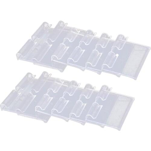 50PCS PVC Price Tags Premium PVC Price Tag for Supermarket Mall Shop Store (Transparent)