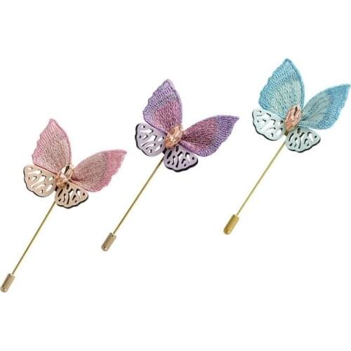 10Pcs Round Tray Lapel Stick Brooch Pin Suit Hat Scarf Badge DIY Costume Jewelry