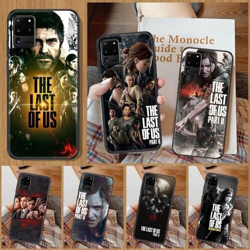 The Last of Us Part Game Phone case For Samsung Galaxy Note 4 8 9 10 20 S8 S9 S10 S10E S20 Plus UITRA Ultra black 3D cover