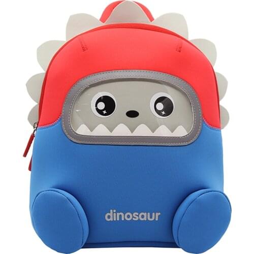 Cute Cartoon 3D Dinosaur Kids Backpacks 2-6 Years Kindergarten Children School Bag for Boys Toddler Travel Snack Bag Mochila
