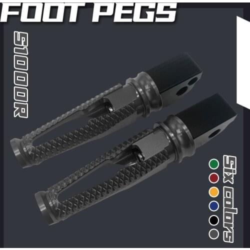 For S1000R S1000 R S 1000 R Motorcycle Rear Foot rests Passenger Foot pegs Pedals Moto Parts CNC Footrests Footpegs