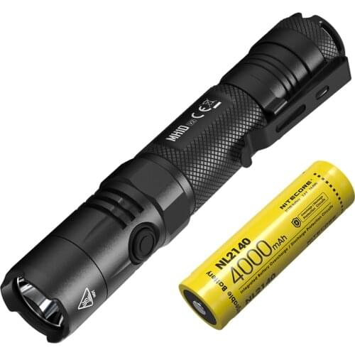 NITECORE MH10 V2 USB-C Rechargeable Flashlight max 1200 Lumen beam distance 202 meter Outdoor Sports Torch 21700 4000mAh battery